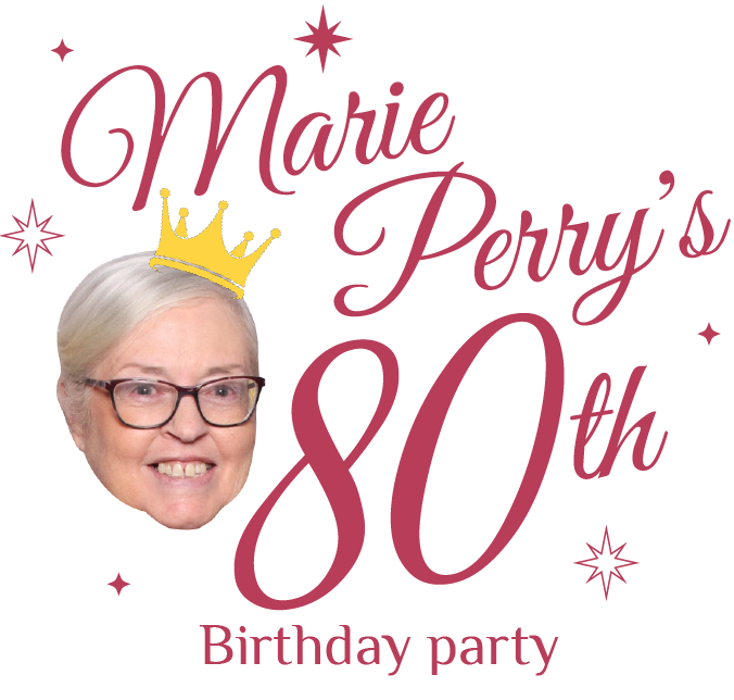 celebrating Marie's 80th Birthday